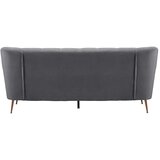 Bessagi Home velika Zofa Liliana, Temno Siva, Žamet | Shoptok.si
