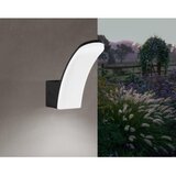 Eglo fiumicino vanjska/zidna, led, 11w, 1500lm, crna/bijela | shoptok.hr