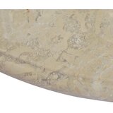 Stolna ploča krem Ø 60 x 2,5 cm mramorna | shoptok.hr