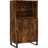 Maison Chic Visoka omara - Komoda - Predalnik dimljen hrast 60x36x110 cm inženirski les, (21719191) | Shoptok.si