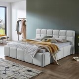 Modern Living Oblazinjena Postelja Ascona, Svetlo Siva, 140x200 | Shoptok.si