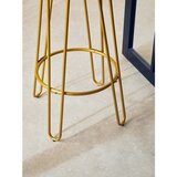 Premier Housewares Barsko stol iz masivnega bresta v zlati barvi/v naravni barvi (višina sedeža 75 cm) District – | Shoptok.si