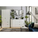 MID.YOU omara s klasičnimi vrati, bela, bela, visoki sijaj | Shoptok.si