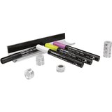 magnetoplan Komplet dodatne opreme, za steklene table, 14-delni, flomastri, magneti, čistila | Shoptok.si