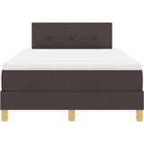Box Spring postelja z vzmetnico Temno rjava 120x200 cm Tkanina, (22081181) | Shoptok.si