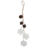 Božićni ukras-visilica figurai češer drvena 54 cm | shoptok.hr
