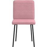  Jedilni stoli 2 kosa roza žamet, (21822675) | Shoptok.si