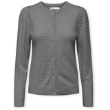Only Puloverji Katia Life Knit - Medium Grey Melange Siva | Shoptok.si