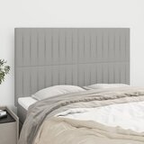 vidaXL uzglavlja 4 kom svjetlosivi 72 x 5 x 78/88 cm od tkanine Cijene