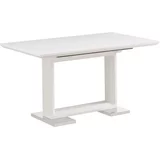 Gent raztegljiva miza Nika III, 140-190 cm, bela visok sijaj