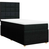 Box spring krevet s madracem crni 80 x 200 cm od tkanine | shoptok.hr