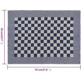  Kuhinjske krpe 10 kom plavo-bijele 50 x 70 cm pamučne | shoptok.hr