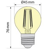Brilagi led sijalica classic amber G45 E27/6,5W/230V 2200K | Eponuda.com