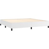  Okvir za krevet bijela 200x200 cm od umjetne kože | Shoptok.si
