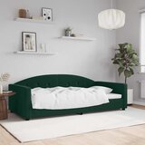  Dnevni krevet tamnozeleni 100 x 200 cm baršunasti | shoptok.hr