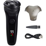 INF Moški električni brivnik Gradient, 3-glave plavajoči, zaslon baterije Black, (5000287168) | Shoptok.si