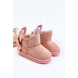 Boto Girl's Padded Snow Boots with Ribbons Pink Meriva | ePonuda.com