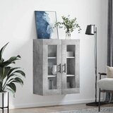  Zidni ormarić siva boja betona 69,5 x 34 x 90 cm | shoptok.hr