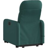  Masažni naslonjač na podizanje od tkanine tamnozeleni | shoptok.hr