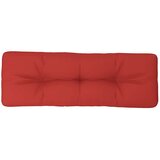  Jastuk za palete crveni 120 x 40 x 12 cm od tkanine | shoptok.hr