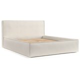 Maison de Rêve Krem tapecirani bračni krevet s prostorom za odlaganje s podnicom 180x200 cm Lounge L – | shoptok.hr