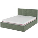 MESONICA Zeleni tapecirani bračni krevet s prostorom za odlaganje s podnicom 180x200 cm Bufo – | shoptok.hr