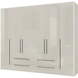 plakar P64/PN - kolekcija piano - bež lak/bež lak - 272x224x56 cm