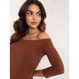 BASIC Feel Good Blouse-RV-BZ-4692.68P-brown | Shoptok.si