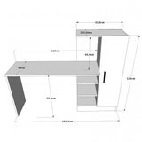 Hanah home radni sto CT2 - AB | ePonuda.com