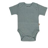  Lunilou - Rebrasti bodi kratki rukav s prugama, Silver Blue/ Iced Latte | shoptok.hr