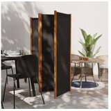  Sobna pregrada s 4 panela crna 280 x 180 cm | shoptok.hr