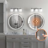 Tutumi stensko ogledalo led 70cm mmj brush silver | Shoptok.si