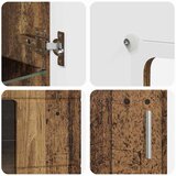  Kreveta FLORIN Staro drvo 55,5 x 29 x 100 cm Konstruirano drvo Slike