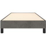 vidaXL okvir za krevet s oprugama tamnosivi 90x200 cm baršunasti | shoptok.hr