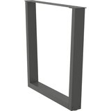  Noge za blagovaonski stol V-oblik 3 kom antracit 80 x (72-73,3) cm čelik | shoptok.hr