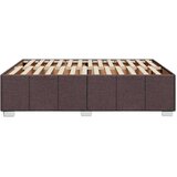 vidaXL okvir za krevet bez madraca tamnosmeđi 160x200 cm od tkanine | shoptok.hr