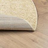  Čupavi moderni tepih s visokim vlaknima zlatni Ø 160 cm | shoptok.hr