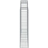  Lučne gabionske košare 12kom 200x30x140/160cm pocinčano željezo | shoptok.hr