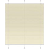 vidaXL Plisirana roleta krem 120x100 cm širina tkanine 119,4 cm | shoptok.hr