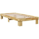 vidaXL Okvir kreveta bez madraca 75x190 cm puno drvo hrast | shoptok.hr