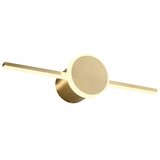 Toolight Okrugla zlatna LED kupaonska zidna svjetiljka APP842-1W od 40 cm | shoptok.hr