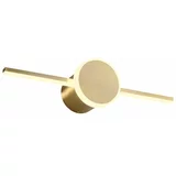 Toolight Okrugla zlatna LED kupaonska zidna svjetiljka APP842-1W od 40 cm
