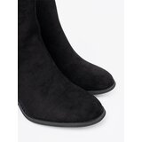 Shelvt Suede ankle boots on a heel black | Shoptok.si