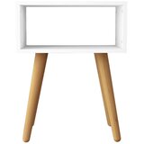 Livetastic MAJHNA NOČNA OMARICA, bela, medeni hrast | Shoptok.si