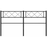  Metalno zamjensko uzglavlje crno 120 cm | shoptok.hr