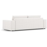 Micadoni Bijela sklopiva sofa od bouclé tkanine 247 cm Jodie – Home | shoptok.hr