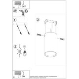  Sollux SL.1000 - Spot svetiljka LAGOS 1xGU10/10W/230V 10 cm crna | Eponuda.com