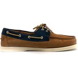 Duca di Morrone Mokasini & Jadralni čevlji Santiago - Suede Brown/Blue Kostanjeva Cene