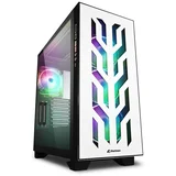 ELITE SHARK CA30 0T RGB midiATX okno gaming belo/črno ohišje, (691476)