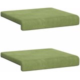  Jastučić za klupu 2 kom. Baršun Svijetlo zelena Dubina 35 cm | shoptok.hr